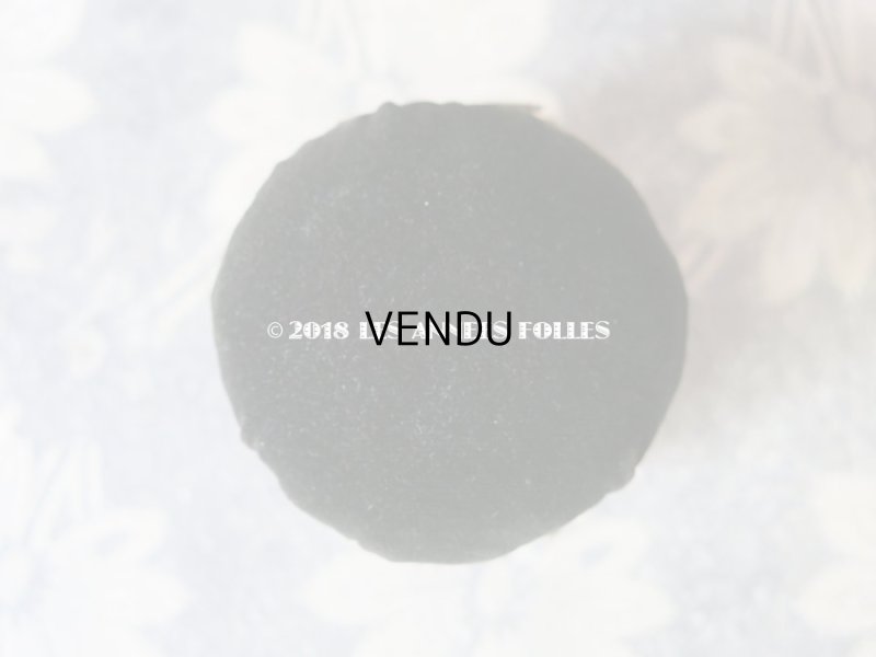 画像5: 1900年代 アンティーク ピンクッション付 紫のガラスケース 薔薇のガーランド 