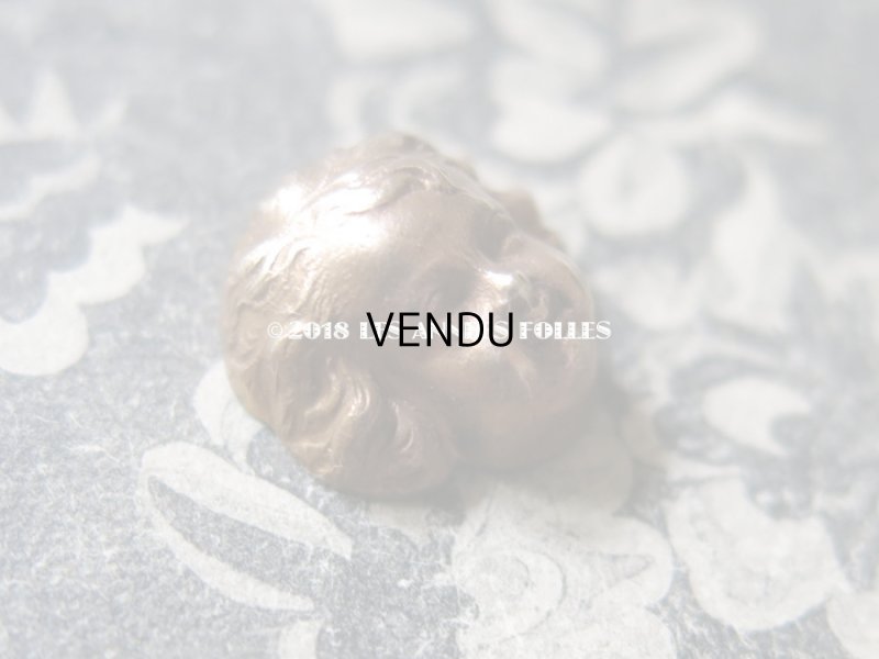 画像4: アンティーク メタル製モチーフ 小さな天使 ジュエリー用