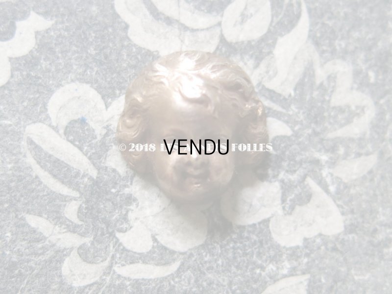 画像3: アンティーク メタル製モチーフ 小さな天使 ジュエリー用