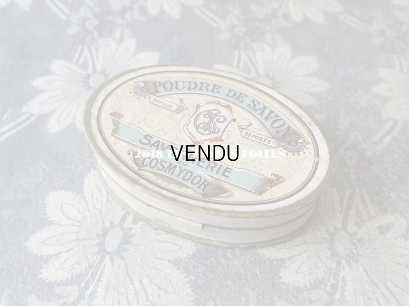 画像3: アンティーク ソープボックス  POUDRE DE SAVON  - COSMYDOR -
