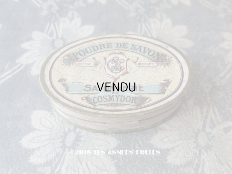 画像2: アンティーク ソープボックス  POUDRE DE SAVON  - COSMYDOR -