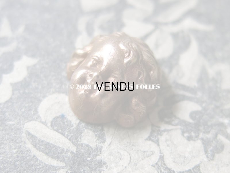 画像5: アンティーク メタル製モチーフ 小さな天使 ジュエリー用