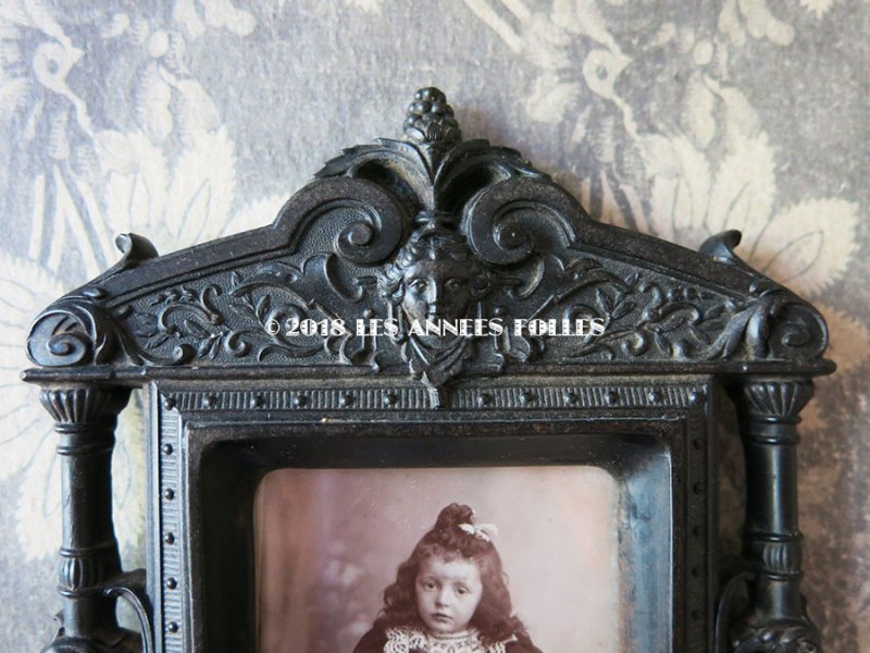 画像6: 19世紀 アンティーク 木製 天使のフォトフレーム ナポレオン3世時代