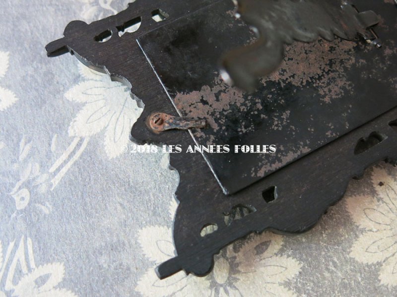 画像4: 19世紀 アンティーク 木製 天使のフォトフレーム ナポレオン3世時代