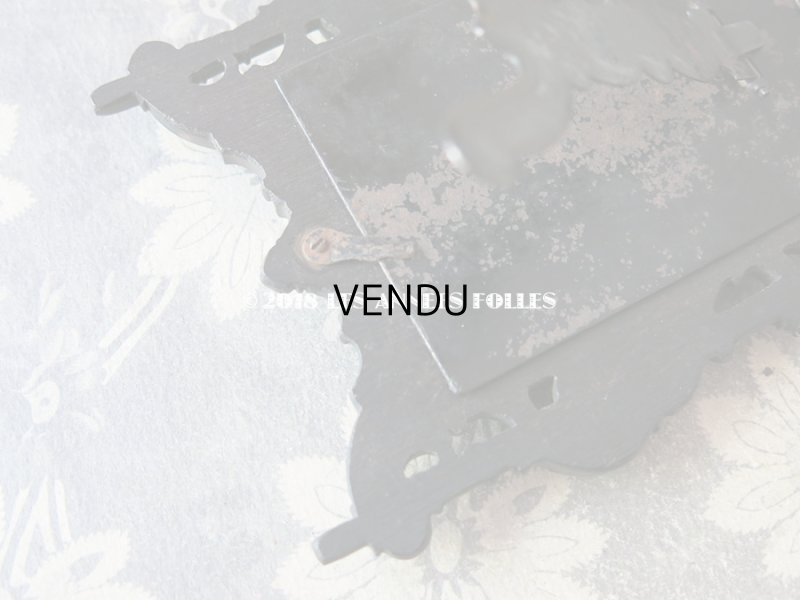 画像4: 19世紀 アンティーク 木製 天使のフォトフレーム ナポレオン3世時代