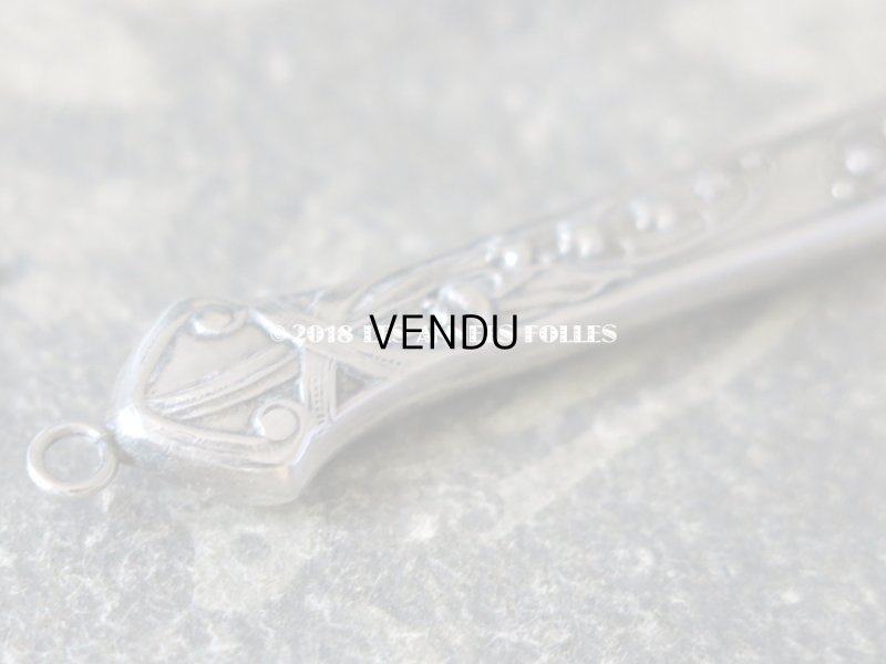 画像6: 1900年代 アンティーク シルバー＆シェル製　鈴蘭のブックマーク & ペーパーカッター  