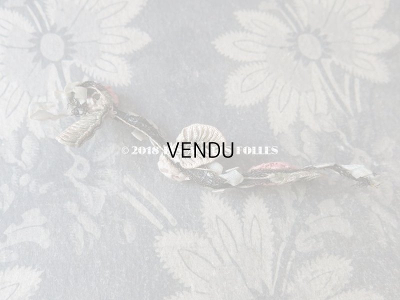 画像3: 19世紀末 アンティーク  ロココトリム  ロココリボン