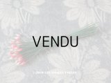アンティーク ペップ  チェリーピンク & ホワイト コサージュ用 花芯 