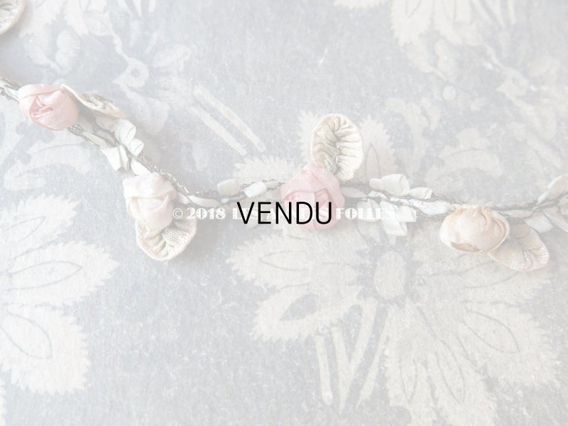 画像6: 19世紀末 アンティーク  ロココトリム  ロココリボン