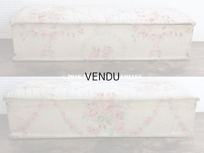 画像5: 1900年代 アンティーク 薔薇のガーランド  カルトナージュボックス