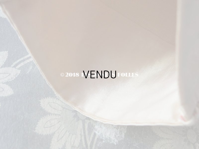 画像8: 19世紀 アンティーク 薔薇のガーランドのシルク製ポシェット お菓子袋 - Pâtisserie SEUGNOT PARIS -