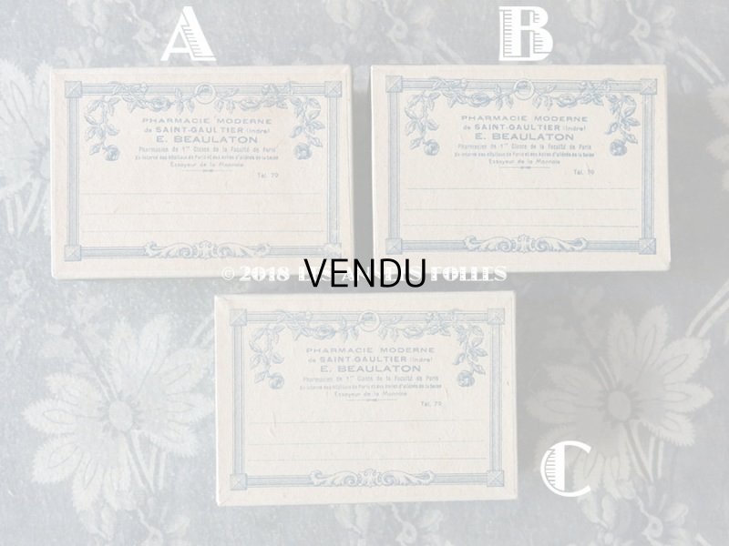 画像5: 1900年代 アンティーク ファーマシーボックス 薔薇のガーランド