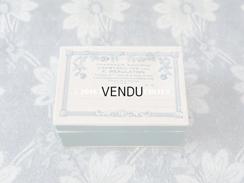 画像3: 1900年代 アンティーク ファーマシーボックス 薔薇のガーランド