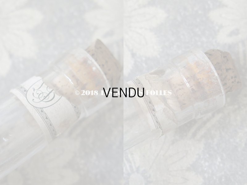 画像4: アンティーク パフュームボトル 花&リボンのガーランド  EAU DE COLOGNE - L.BERTY PARIS -