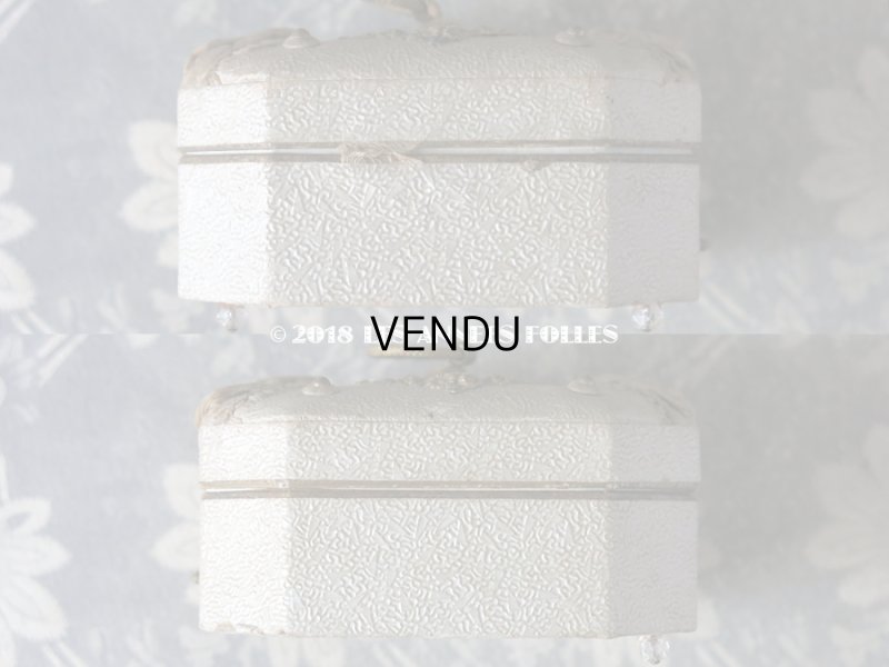 画像7: 19世紀 アンティーク ナポレオン3世時代 お菓子箱 ライムグレー 脚付き 木箱 ドラジェ & チョコレート 