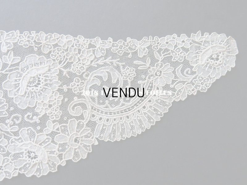 画像7: 19世紀末 アンティーク ニードルレース ポワンドローズの付け襟 ポワンドガーズ 【ポワン・ド・ガーズ】 【ポワン・ド・ローズ】 