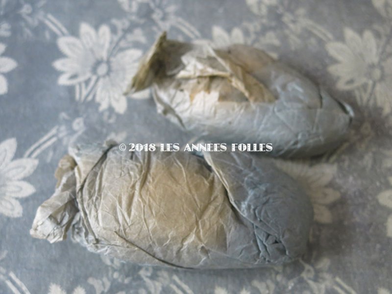 画像14: 1920年代 アンティーク ウエディング シューズ パウダーブルー