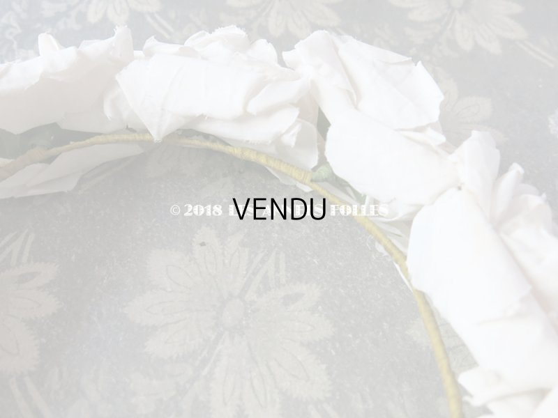 画像6: 1900年代 アンティーク 薔薇のヘッドリース ティアラ