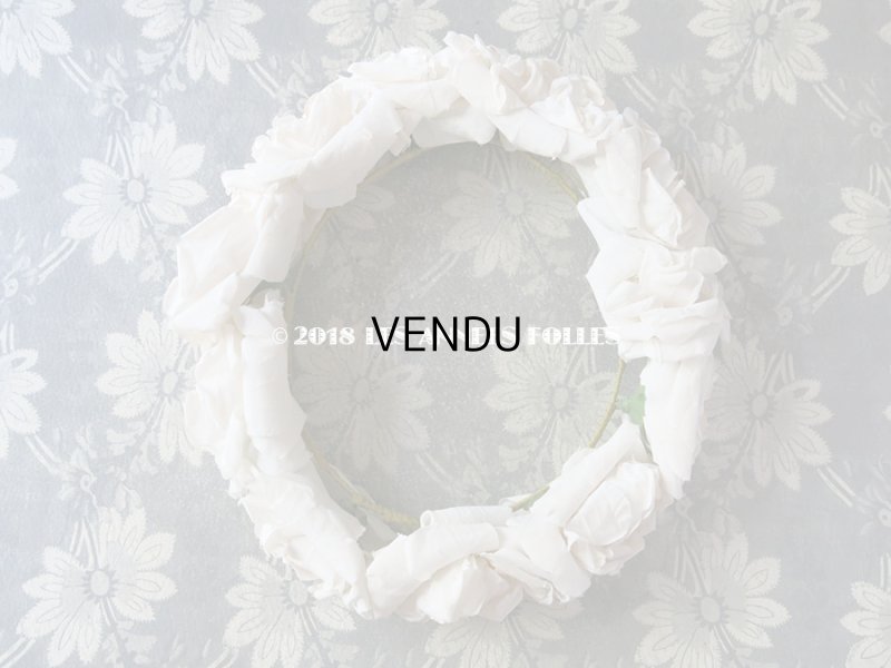 画像5: 1900年代 アンティーク 薔薇のヘッドリース ティアラ