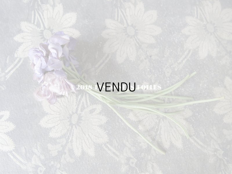 画像3: アンティーク 薄紫の花のコサージュ