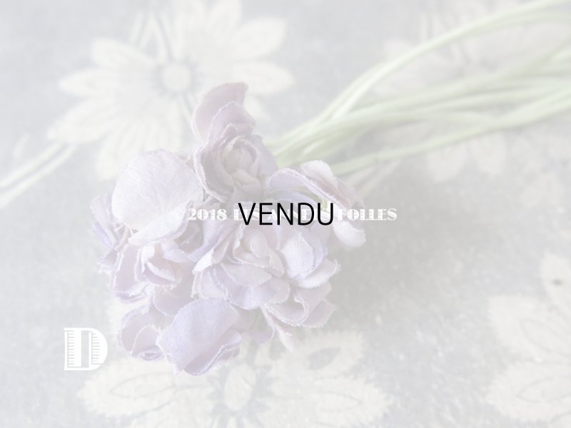 画像11: アンティーク 薄紫の花のコサージュ