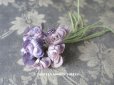 画像1: アンティーク 薄紫の花のコサージュ (1)