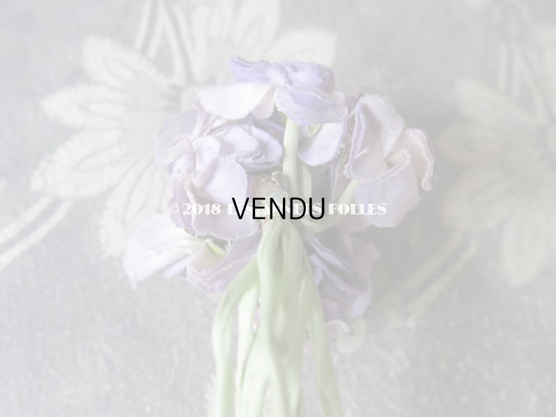 画像12: アンティーク 薄紫の花のコサージュ