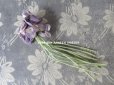 画像10: アンティーク 薄紫の花のコサージュ