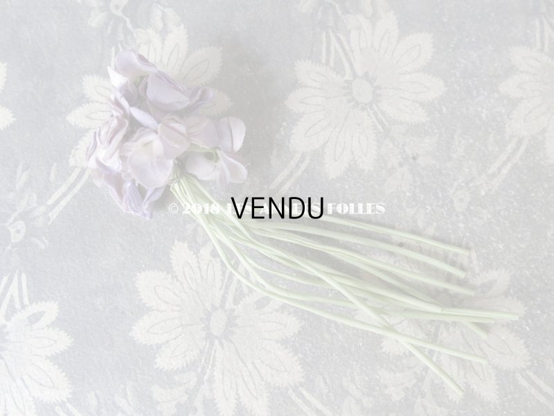 画像10: アンティーク 薄紫の花のコサージュ