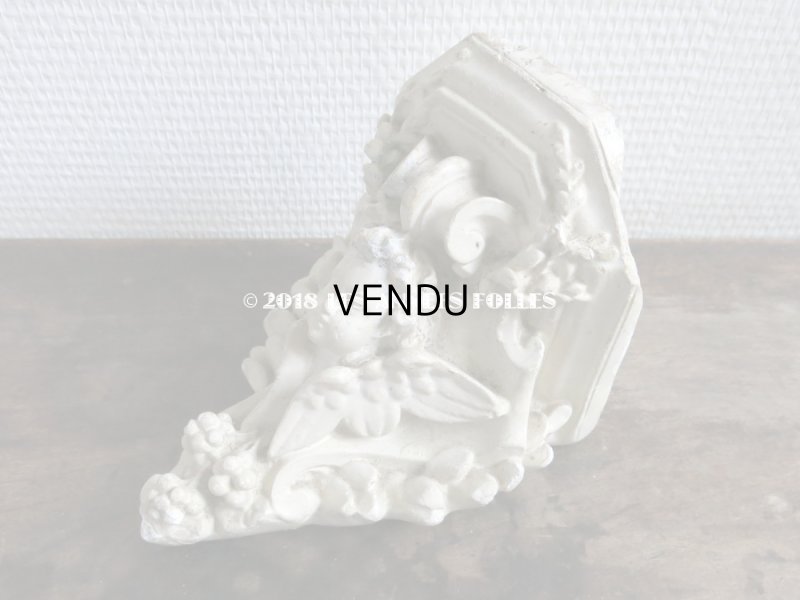 画像11: 19世紀末 アンティーク 石膏の飾り棚のセット 天使