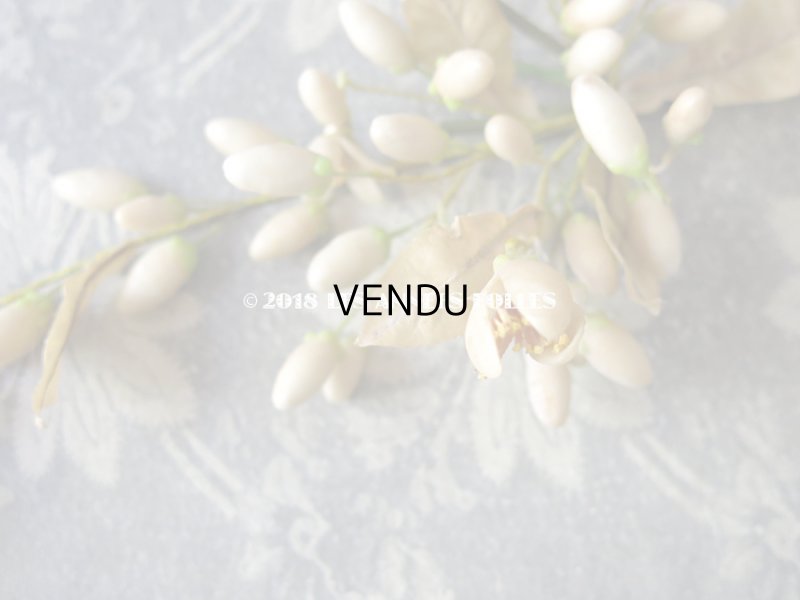 画像13: 1920年代 アンティーク ワックスフラワーのヘッドリース & ブローチ & ブーケのセット ウェディング 結婚式 ティアラ