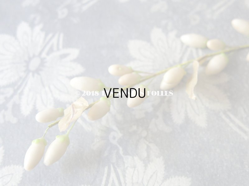 画像12: 1920年代 アンティーク ワックスフラワーのヘッドリース & ブローチ & ブーケのセット ウェディング 結婚式 ティアラ