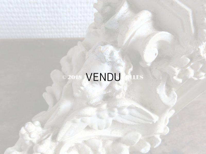 画像12: 19世紀末 アンティーク 石膏の飾り棚のセット 天使