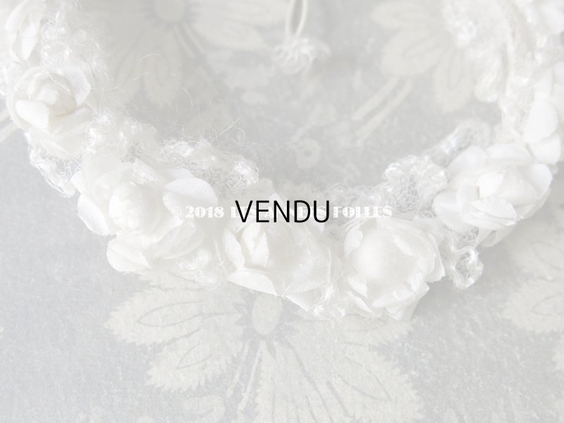 画像4: アンティーク ドール用 薔薇のヘッドリース ティアラ