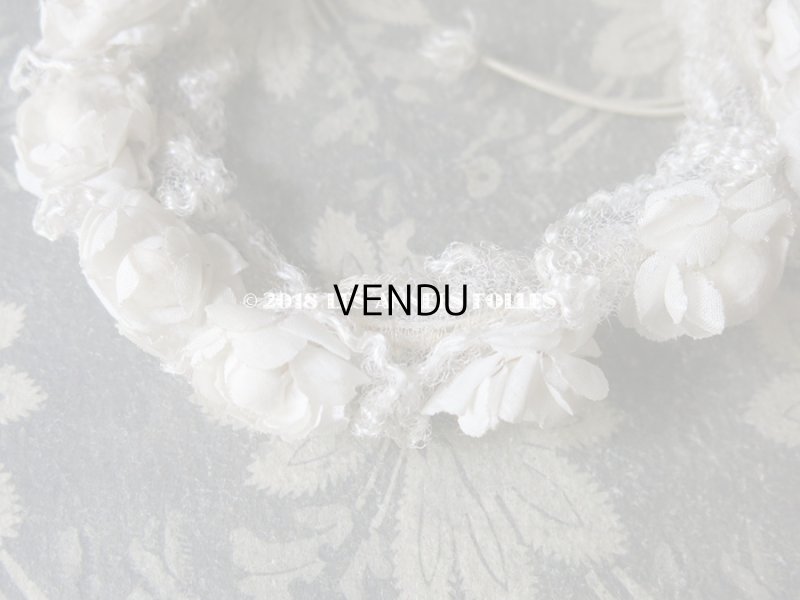 画像5: アンティーク ドール用 薔薇のヘッドリース ティアラ