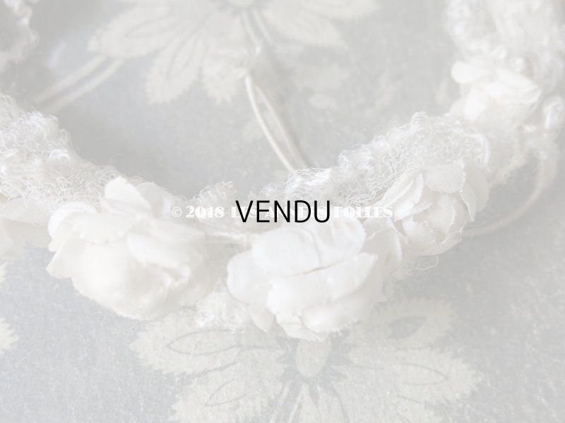 画像6: アンティーク ドール用 薔薇のヘッドリース ティアラ