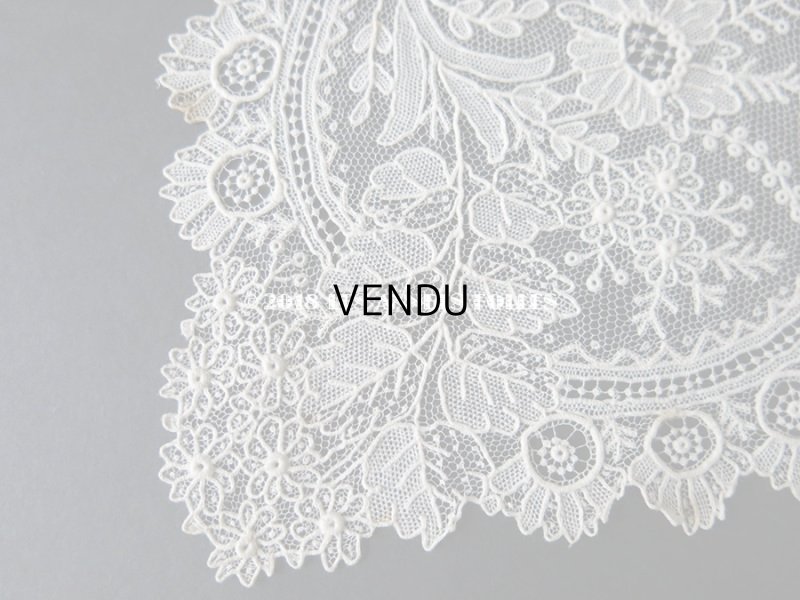 画像16: アンティーク ポワンドガーズ 結婚式のハンカチ 『ポワン・ド・ガーズ』