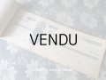 1900年代 アンティーク 領収証のカルネ RECU