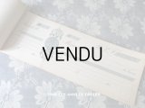 1900年代 アンティーク 領収証のカルネ RECU