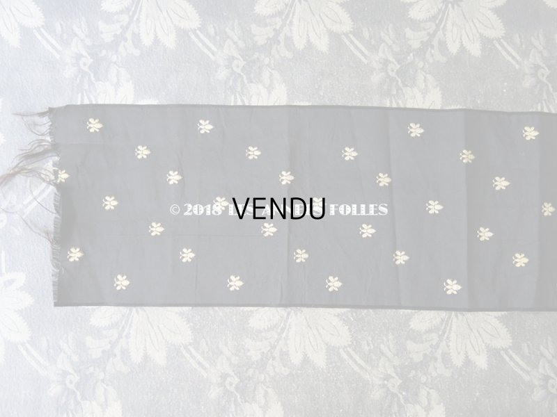 画像5: 19世紀 アンティーク 幅広 シルク製 リボン 蜂 40cm