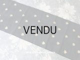 19世紀 アンティーク 幅広 シルク製 リボン 蜂 40cm 　