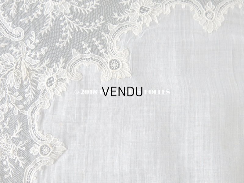 画像11: アンティーク ポワンドガーズ 結婚式のハンカチ 『ポワン・ド・ガーズ』