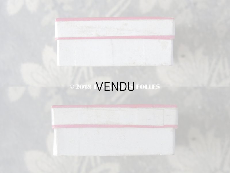 画像4: 1900年代 アンティーク ジュエリーボックス ピンクの縁取り