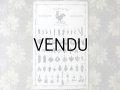 1900年代 アンティーク  スパンコールのサンプラー Paillettes au Coq 