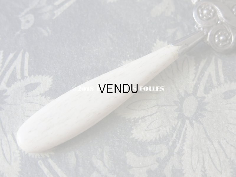 画像6: 19世紀 ナポレオン3世時代 アンティーク ラトル シルバー&ボーン製