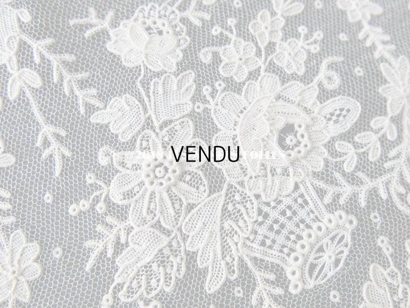 画像10: 19世紀末 アンティーク ニードルレース 薔薇の花かご ローズパニエのポワンドローズ  【ポワン・ド・ガーズ】 【ポワン・ド・ローズ】 170cm