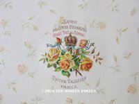 アンティーク ソープラベル 薔薇 SAVON DES COURS ETRANGERES ROSE THE DU CONGO - VICTOR VAISSIER PARIS - 