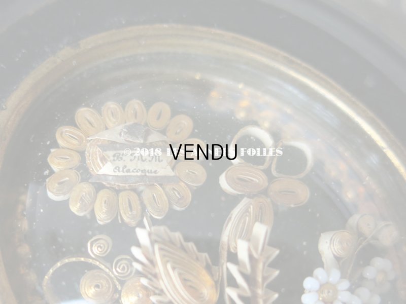 画像6: 19世紀 アンティーク ルリケール　聖遺物のガラスフレーム  聖人の遺品