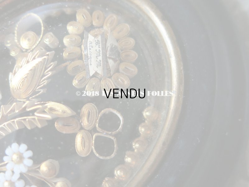 画像5: 19世紀 アンティーク ルリケール　聖遺物のガラスフレーム  聖人の遺品