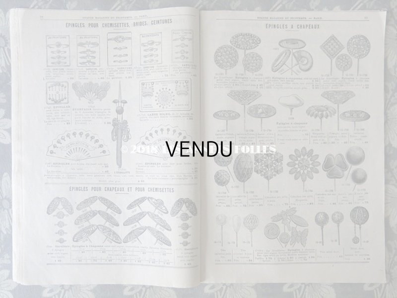 画像5: アンティーク プランタンのカタログ　メスルリー＆パスマントリー CATALOGUE SPECIAL DE MERCERIE - AU PRINTEMPS - 10